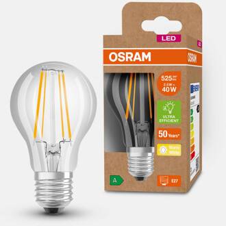 OSRAM LED lamp E27 A60 2,5W 525lm 3.000K helder