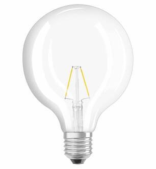OSRAM LED-lamp Energielabel A++ (A++ - E) E27 Bol 2.8 W = 25 W Warmwit (Ø x l) 124 mm x 168 mm Filament / Retro-LED 1 stuk(s)