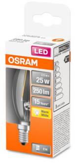 OSRAM LED-lamp Flame helder filament - 2,5 W = 25 W - E14 - Warm wit
