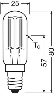 OSRAM LED lamp Special T E14 6,5W Filament 827 helder