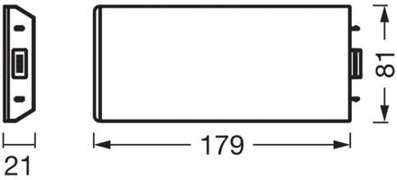 OSRAM LED meubelverlichting Socket zwart uitbreiding 3.000 K