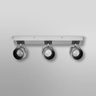 OSRAM LED plafondlamp Jupiter, 3-lamps, zilver, metaal