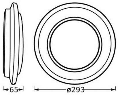 OSRAM LED plafondlamp ORBIS BERLIN, zwart Ø 30 cm metaal
