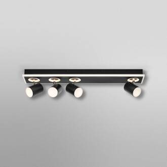 OSRAM LED plafondspot MARS CLICK-SELECT, 4 spots, zwart