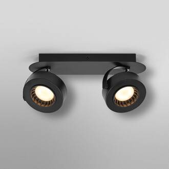 OSRAM LED plafondspot VENUS zwart 2-lamps metaal 3.000 K