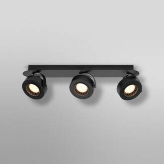 OSRAM LED plafondspot VENUS zwart 3-lamps metaal 3.000 K