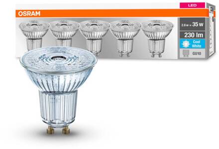 OSRAM LED reflector GU10 2,6W 4.000K 230lm 36° 5 helder
