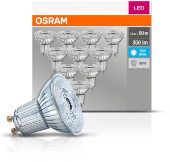 OSRAM LED reflector GU10 4,3W 4.000K 350lm per 10 helder