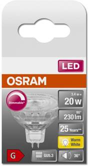 OSRAM LED reflector GU5,3 3,4W 927 36° 12V dimbaar