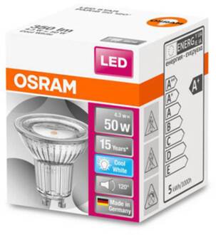 OSRAM LED reflectorlamp GU10 4,3W universeel wit 120°