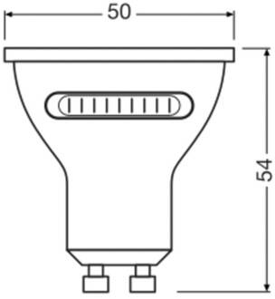 OSRAM LED reflectorlamp GU10, PAR16, CCT, 4,2 W, 36°, 400 lm duidelijk