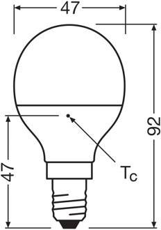 OSRAM LED Relax/Active/Sleep drops E14 4,9W mat 827/840