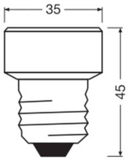 OSRAM LED Star Flat E27 3,5W 4.000K 3 dimbaar verwisselbare ring