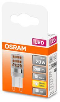 OSRAM LED stiftlamp G9 1,9W 2.700K helder