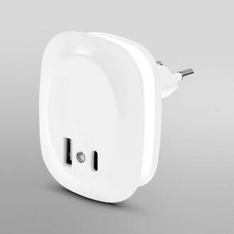 OSRAM LED-stopcontactnachtlampje LUNETTA EDGE, wit, sensor