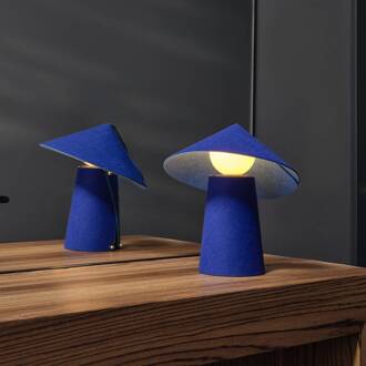 OSRAM LED tafellamp Decor Flip, blauw, vilt, dimmer