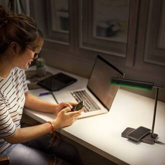 OSRAM LED tafellamp Office Line Desk Roof zwart, CCT, dimbaar