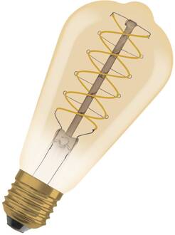 OSRAM LED Vintage 1906 Edison, goud, E27, 7W, 2.200K, dimbaar.