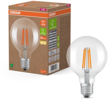 OSRAM Ledfilamentlamp Globe - D9,5cm - Warm Wit - E27 - 3,8w