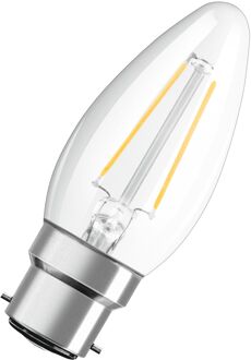 OSRAM Ledfilamentlamp Kaars Star - D3,5cm - Warm Wit - B22d - 2,5w