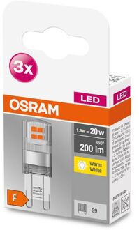 OSRAM Ledlamp Base Pin Warm Wit G9 1,9w 3st.