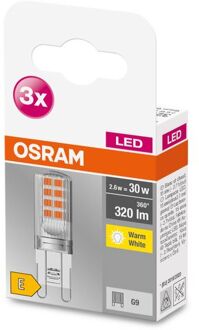 OSRAM Ledlamp Base Pin Warm Wit G9 2,6w 3st.