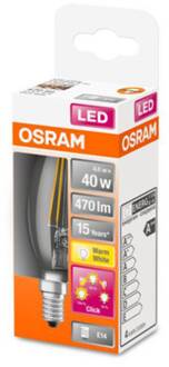 OSRAM Ledlamp Classic B Driestaps Dimbaar Warm Wit E14 4w