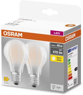 OSRAM Ledlamp Peertje Led Base - D6cm - Warm Wit - E27 - 4w