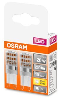 OSRAM Ledlamp Pin Warm Wit G9 1,9w 2st.