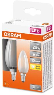 OSRAM Ledlamp Retrofit Classic B Warm Wit E14 2,5w
