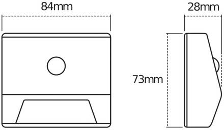 OSRAM nachtlampje NIGHTLUX STAIR, zilver Sensor Batterij IP54