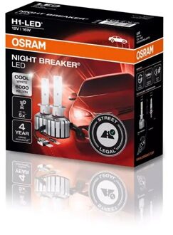 Osram Night Breaker 12V LED H1 - 2 stuks 64150DWNB2HFB