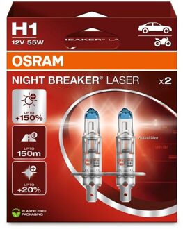 Osram Night Breaker Laser - H1 - set 2 stuks 64150NL2HB