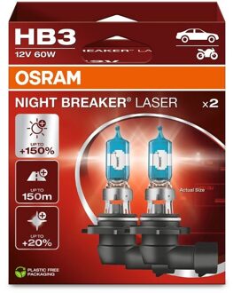 Osram Night Breaker Laser - HB3 - set 2 stuks 9005NL2HB