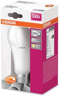 OSRAM OLED lamp E27 20W, 2.700K, opaal, dimbaar