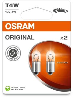 Osram Original 12V T4W - 2 stuks 38932BL