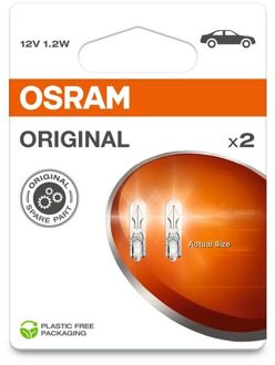 Osram Original 12V W1,2W - 2 stuks 27212BL