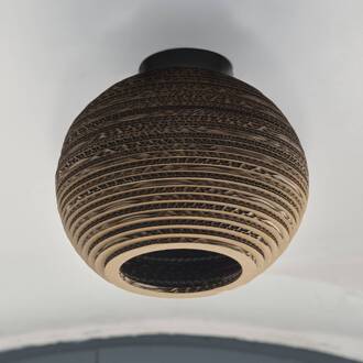 OSRAM plafondlamp BALL, bruin, Ø 26 cm, golfkarton, E27