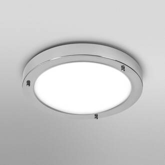 OSRAM plafondlamp BATHROOM, chroom, Ø 31 cm, metaal/glas IP44