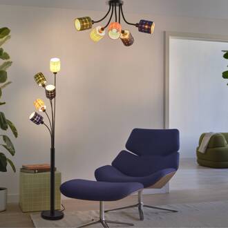 OSRAM plafondlamp Decor Felt Weaving Cans, kleurrijk, 5-lamps, E14 meerkleurig