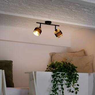 OSRAM plafondlamp Decor Spot Hornet, 2-lamps, zwart/goud zwart, goud