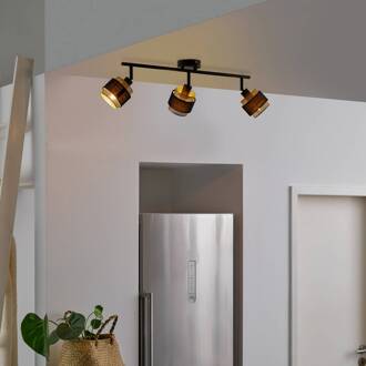 OSRAM plafondlamp Decor Spot Hornet, 3-lamps, zwart/goud zwart, goud