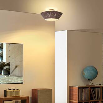 OSRAM plafondlamp Decor Strip grijs, Ø 40,5 cm, textiel, E27 donkergrijs