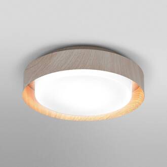 OSRAM plafondlamp ORBIS MADRID, hout, Ø 29 cm, metaal/glas