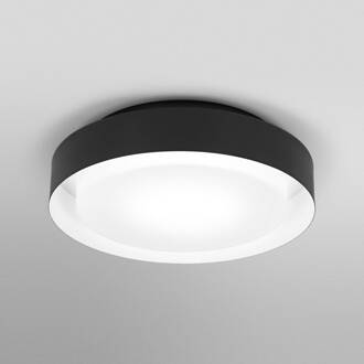 OSRAM plafondlamp ORBIS MADRID, zwart, Ø 29 cm metaal/glas zwart, wit