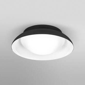 OSRAM plafondlamp ORBIS Milan, zwart Ø 31 cm metaal/glas zwart, wit
