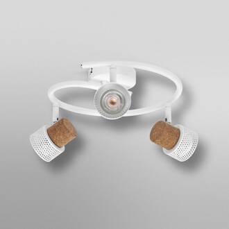 OSRAM plafondspot CORK SPIRAL wit 3-spot GU10LED 927 dimbaar