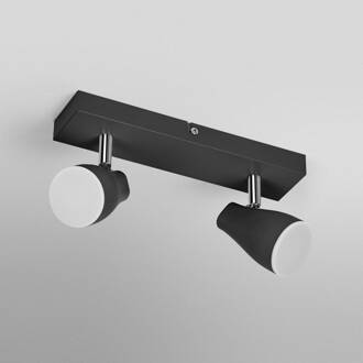 OSRAM plafondspot PEAR, zwart, 2-lamps, GU10-LED 2.700 K