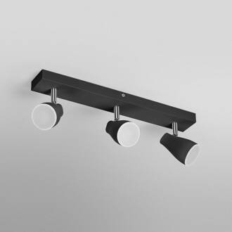 OSRAM plafondspot PEAR, zwart, 3-lamps, GU10-LED 2.700 K