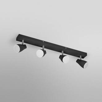 OSRAM plafondspot PEAR, zwart, 4-lamps, GU10-LED 2.700 K